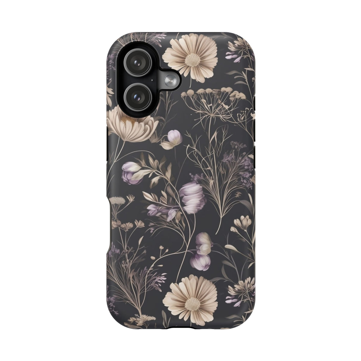 Dark Floral Magnetic Phone Case, alternate view