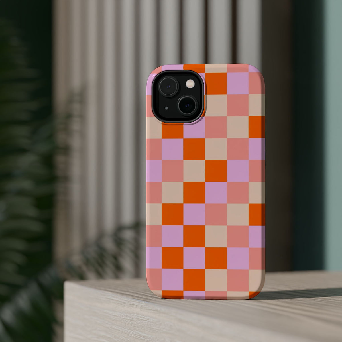 Checkerboard Magnetic Phone Case, alternate view