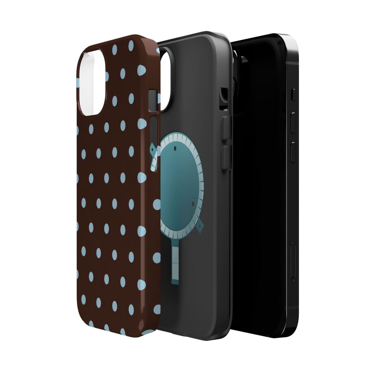 Polka Dot Magnetic Phone Case, alternate view