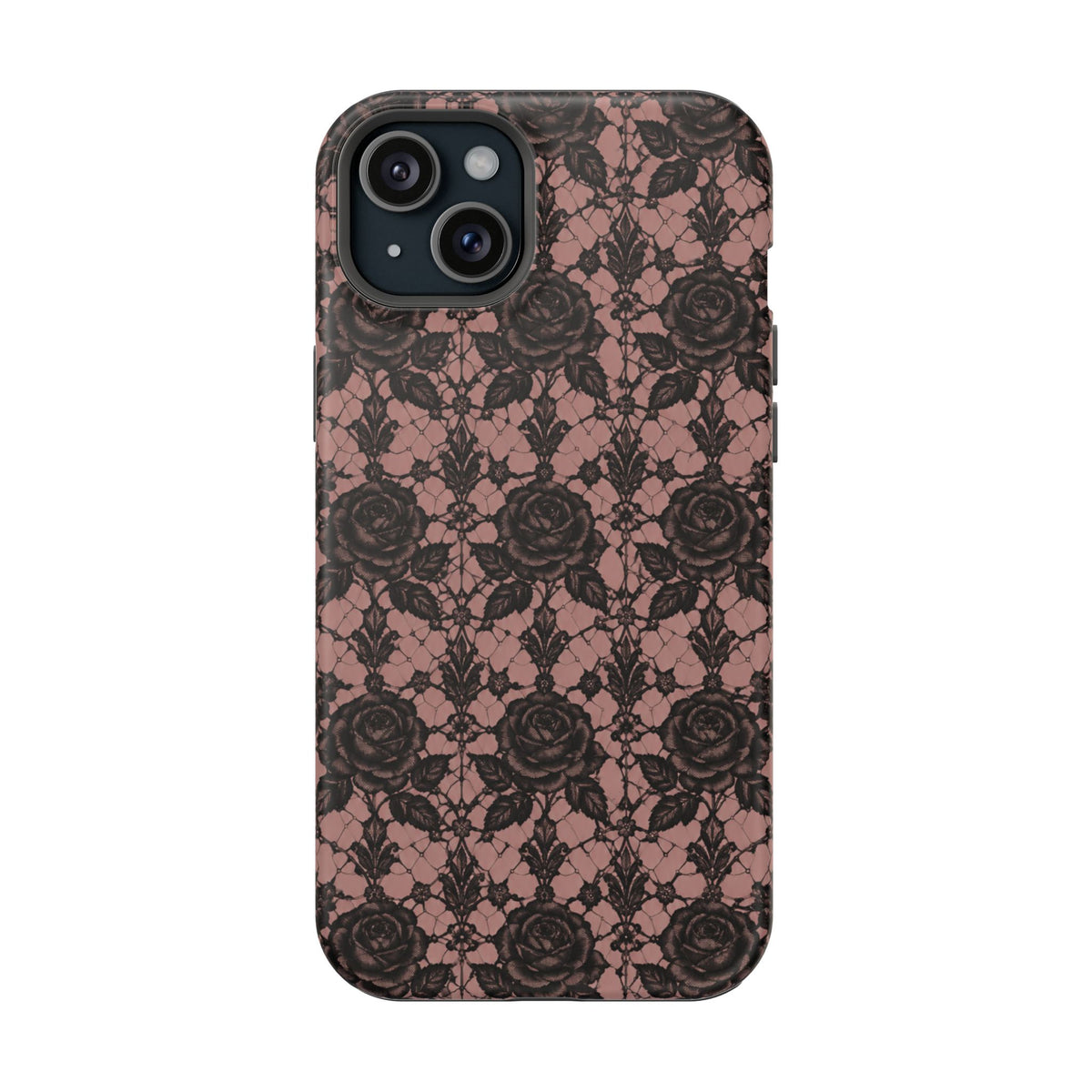 Vintage Black Rose Phone Case, alternate view