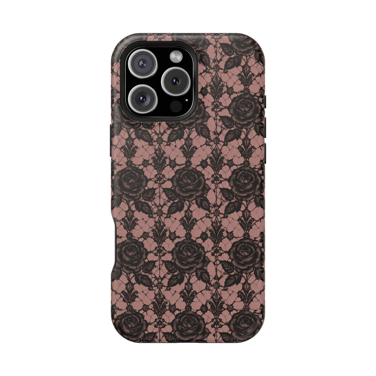 Vintage Black Rose Phone Case, alternate view