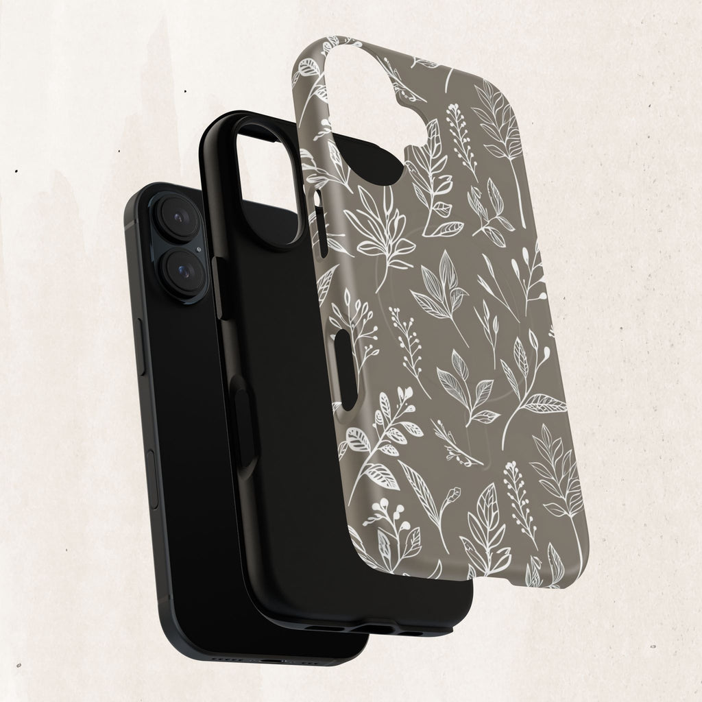 Botanical Leaf Tough Magnetic Phone Case