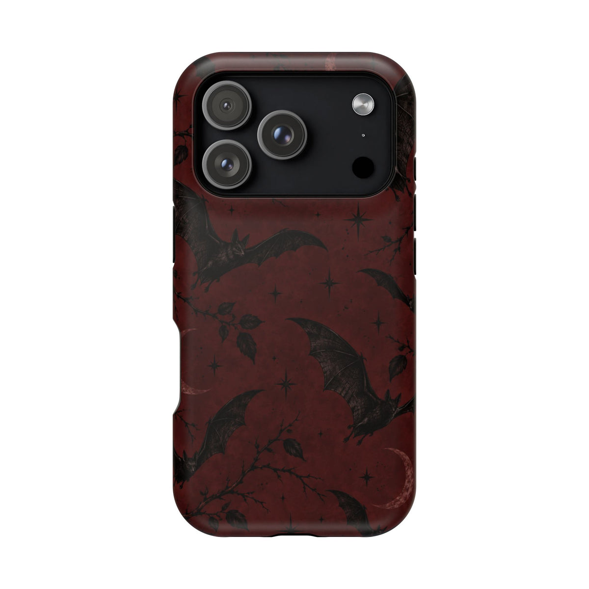 Gothic Bat Moon Magnetic Phone Case, alternate view
