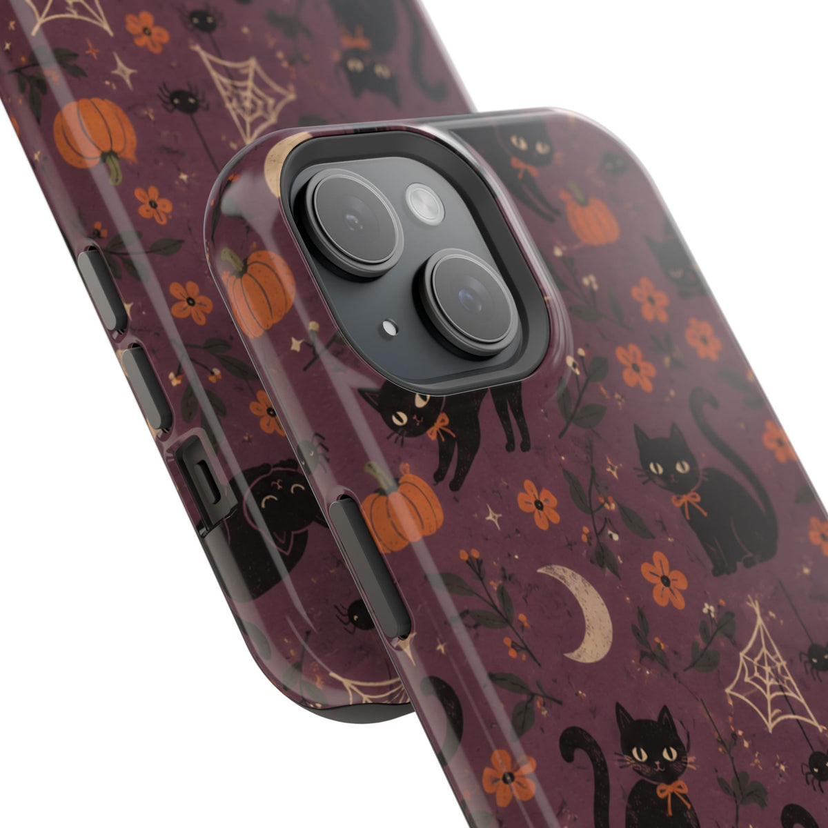 Halloween Black Cat MagSafe Phone Case, alternate view