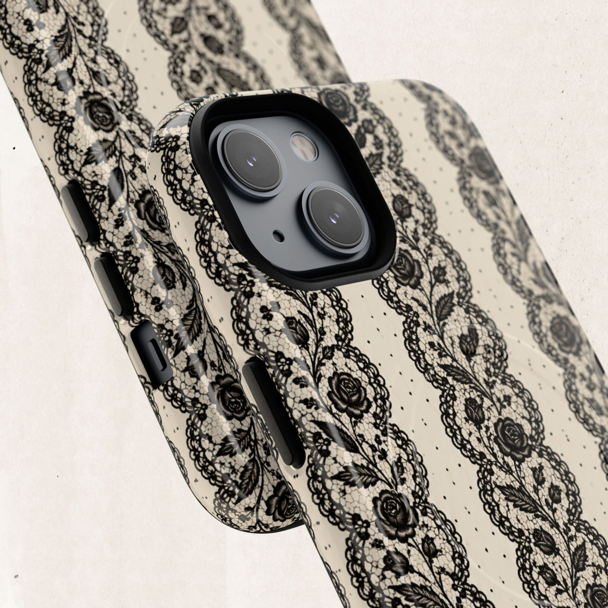 Lace Stripes Magnetic Phone Case