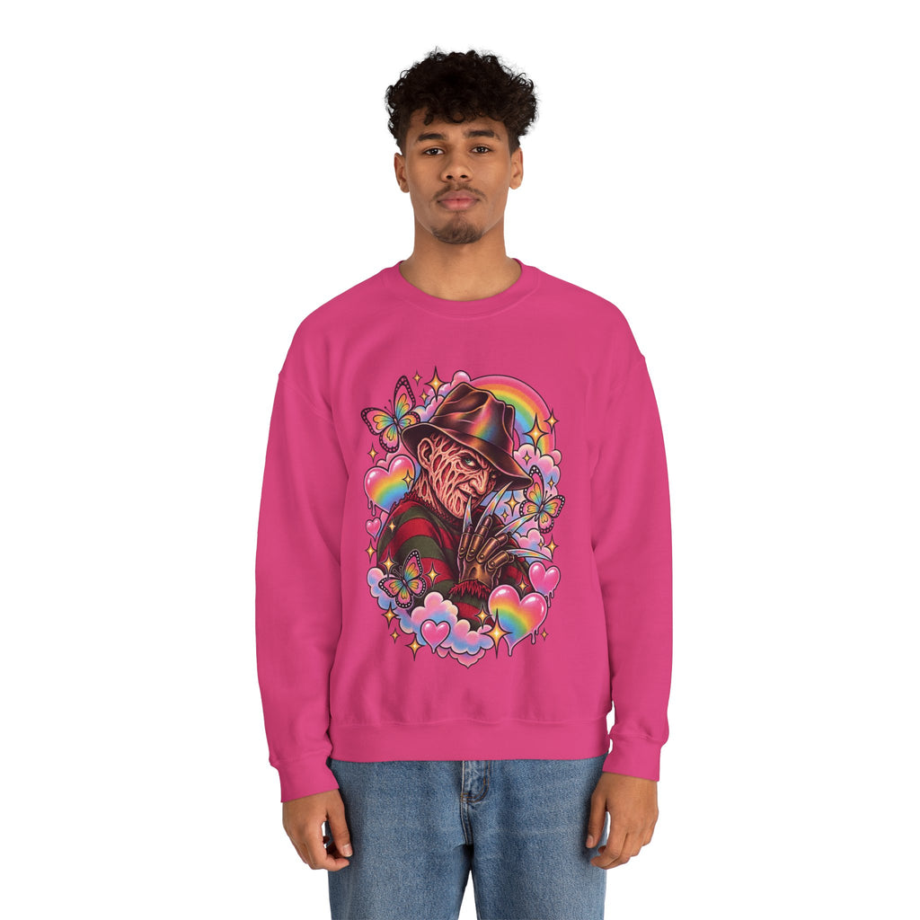 Freddy Krueger Rainbow Crewneck Sweatshirt