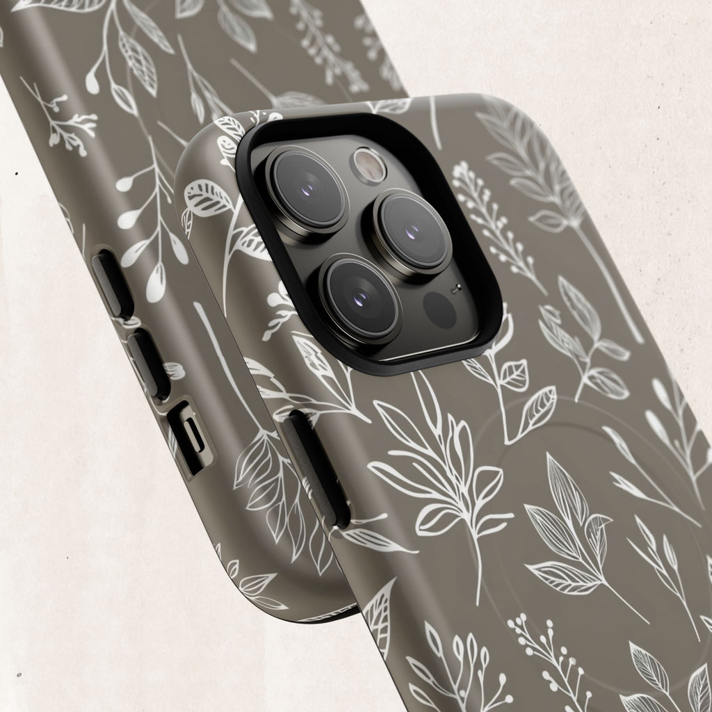 Botanical Leaf Tough Magnetic Phone Case