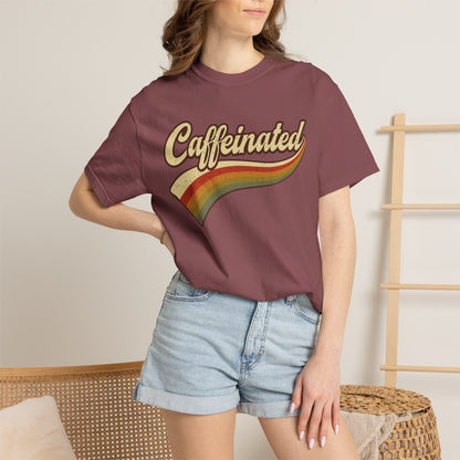 Caffeinated Retro Stripe Tee