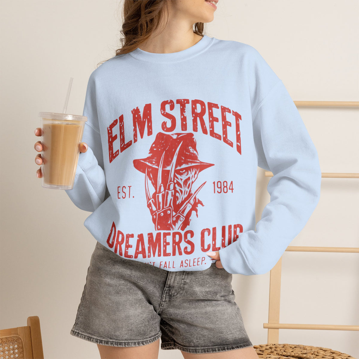 Elm Street Dreamers Club Crewneck Sweatshirt