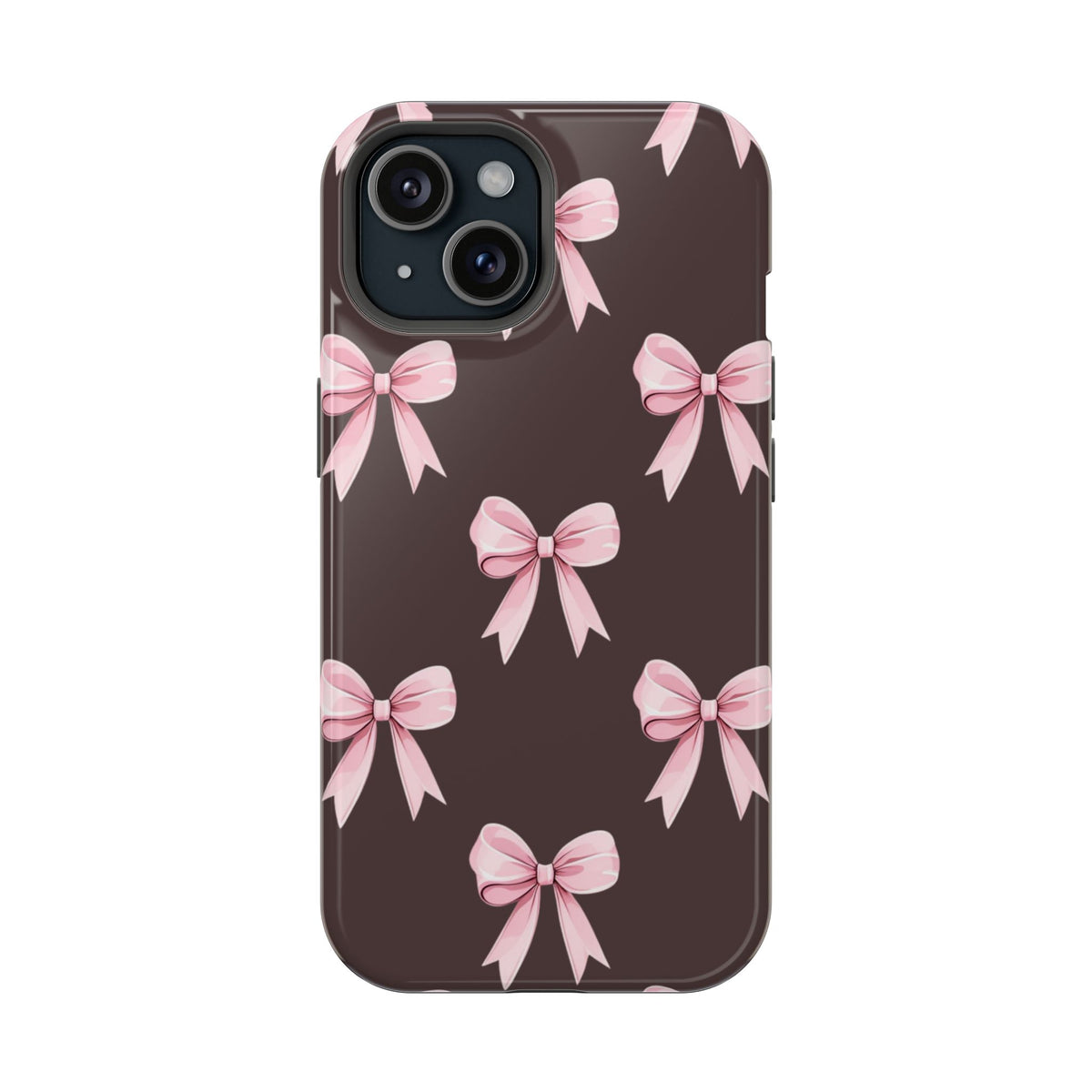 Pink Ribbon Bow Magnetic Phone Case, alternate view
