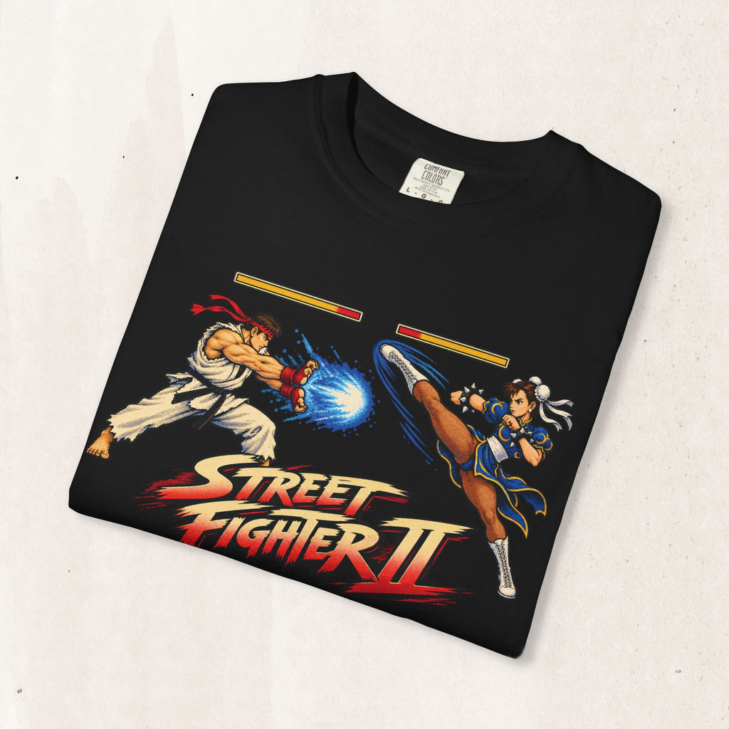 Street Fighter II Ryu vs Chun-Li Graphic Tee