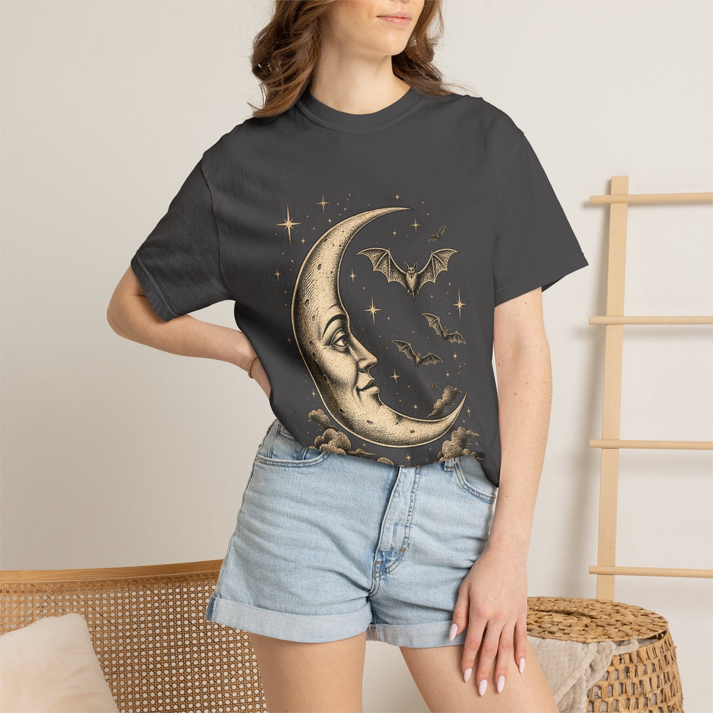 Crescent Moon & Bats Tee