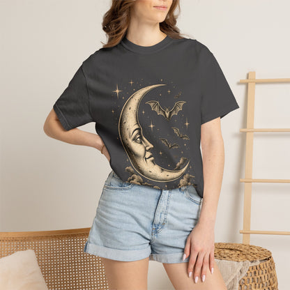 Crescent Moon & Bats Tee