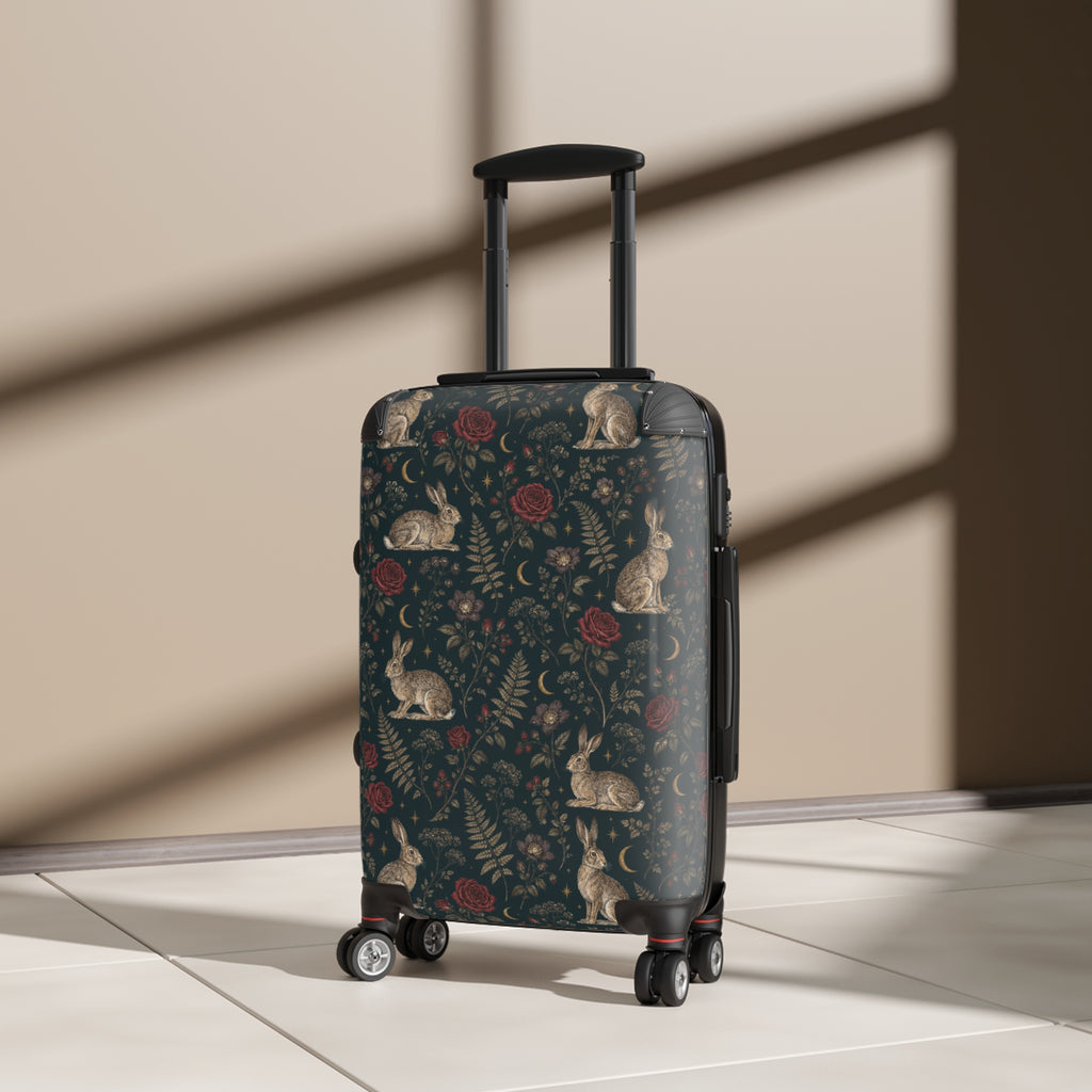 Vintage Rabbit & Rose Luggage