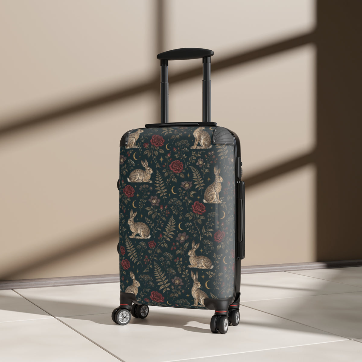 Vintage Rabbit & Rose Luggage