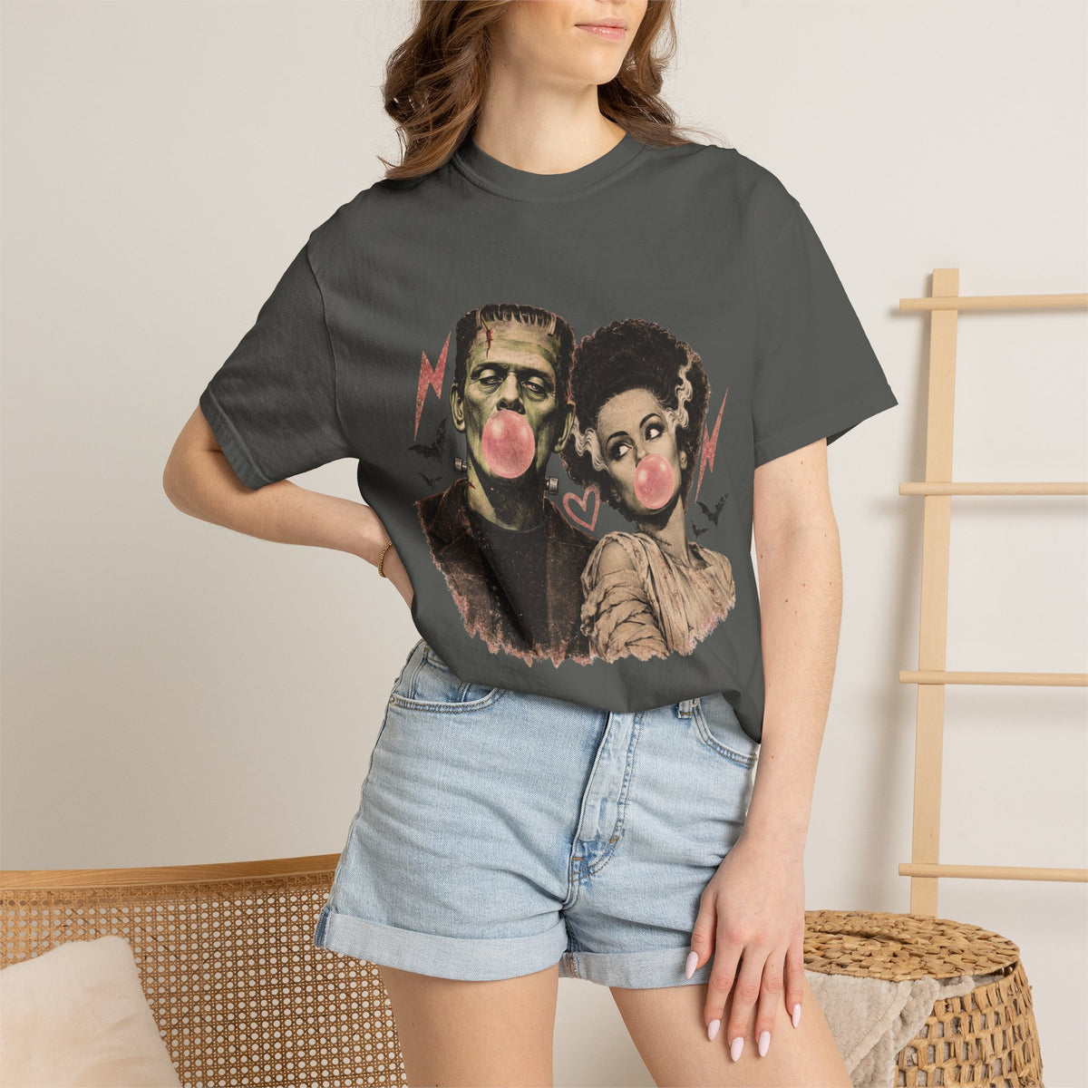 Frankenstein & Bride Bubblegum Vintage Tee