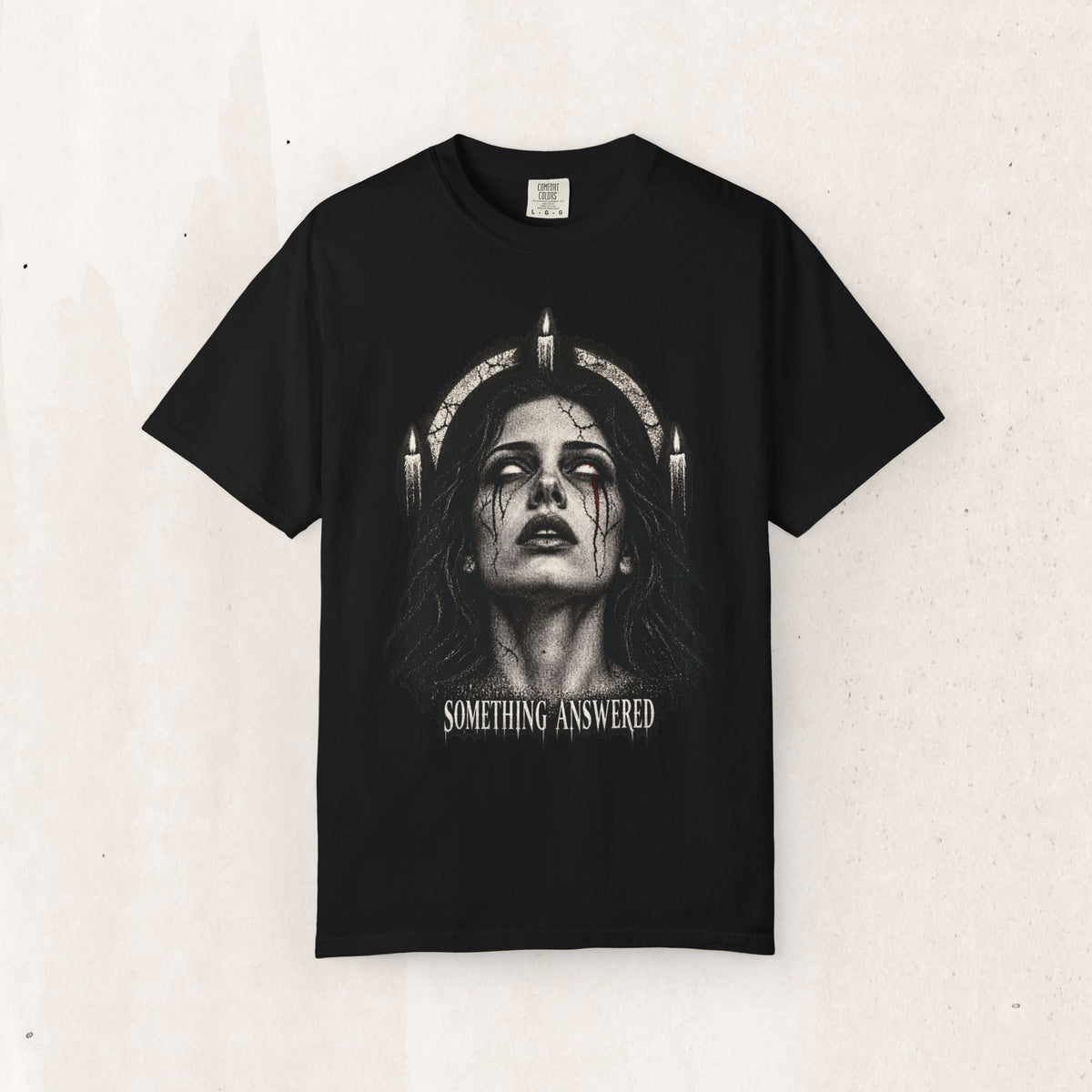 Gothic Portrait "Something Answered" Graphic Tee
