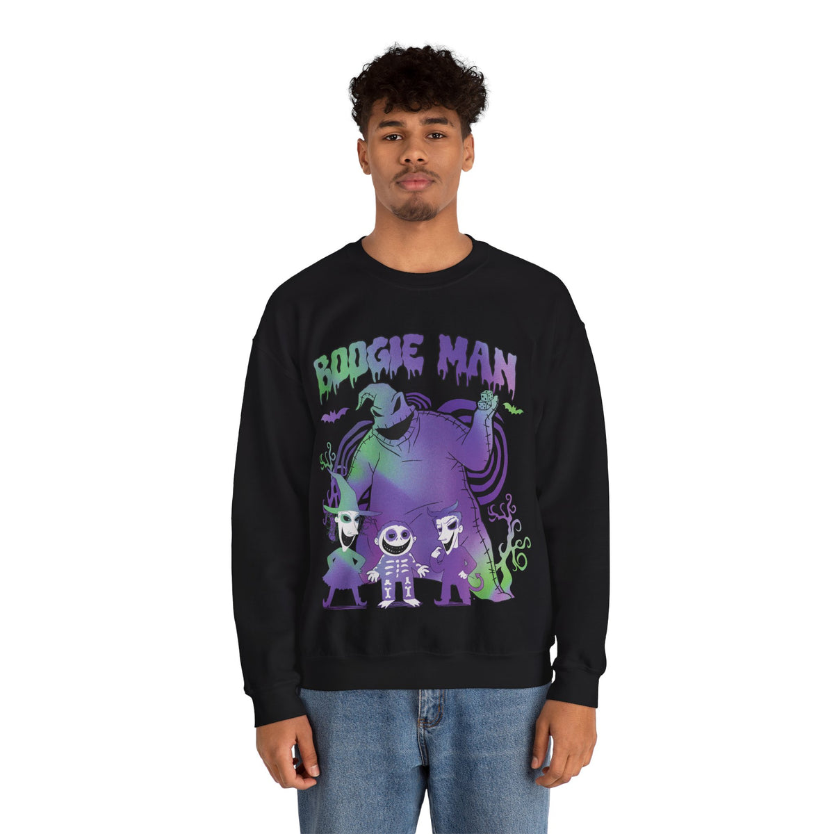 Boogie Man Halloween Crewneck Sweatshirt – photo 6