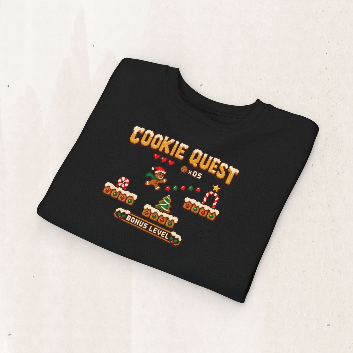Christmas Cookie Quest Toddler Sweatshirt