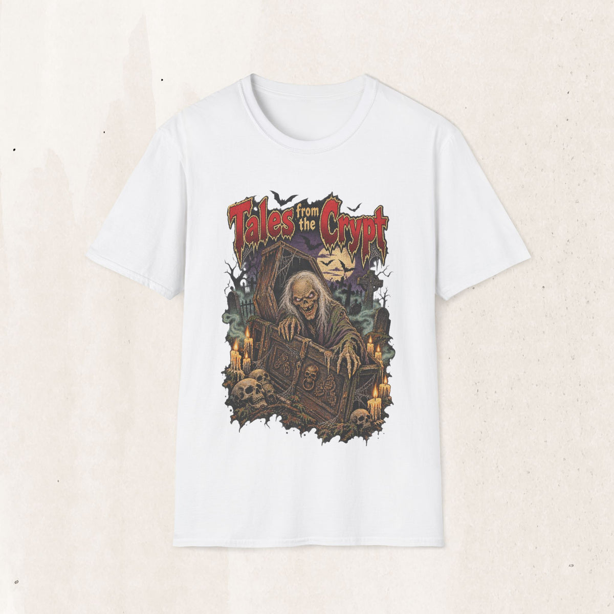 Tales from the Crypt Horror T-Shirt — Vintage Gothic Halloween Tee