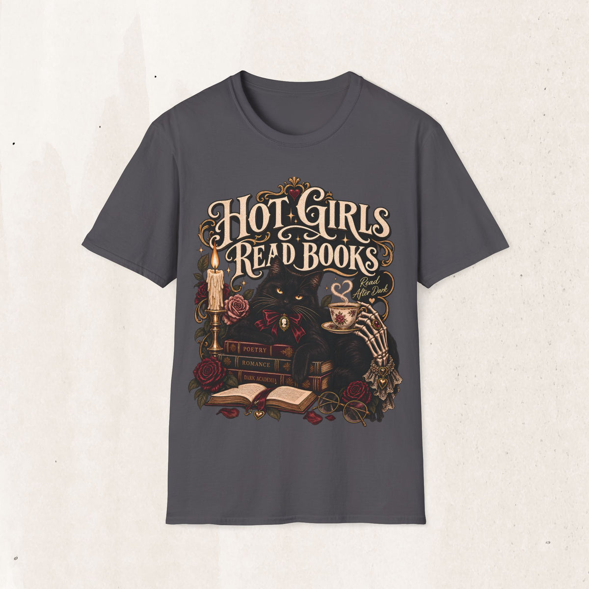 Hot Girls Read Books Graphic Tee