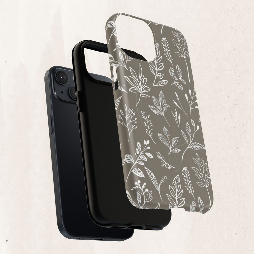 Botanical Leaf Tough Magnetic Phone Case