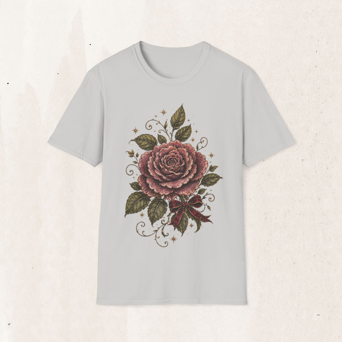 Floral Vintage Rose Tee