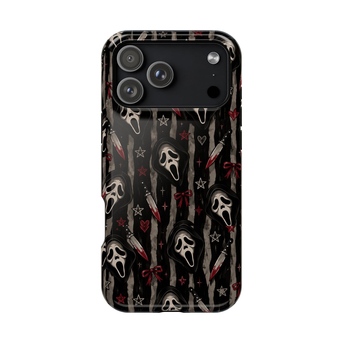 Ghostface Pattern iPhone Case, alternate view