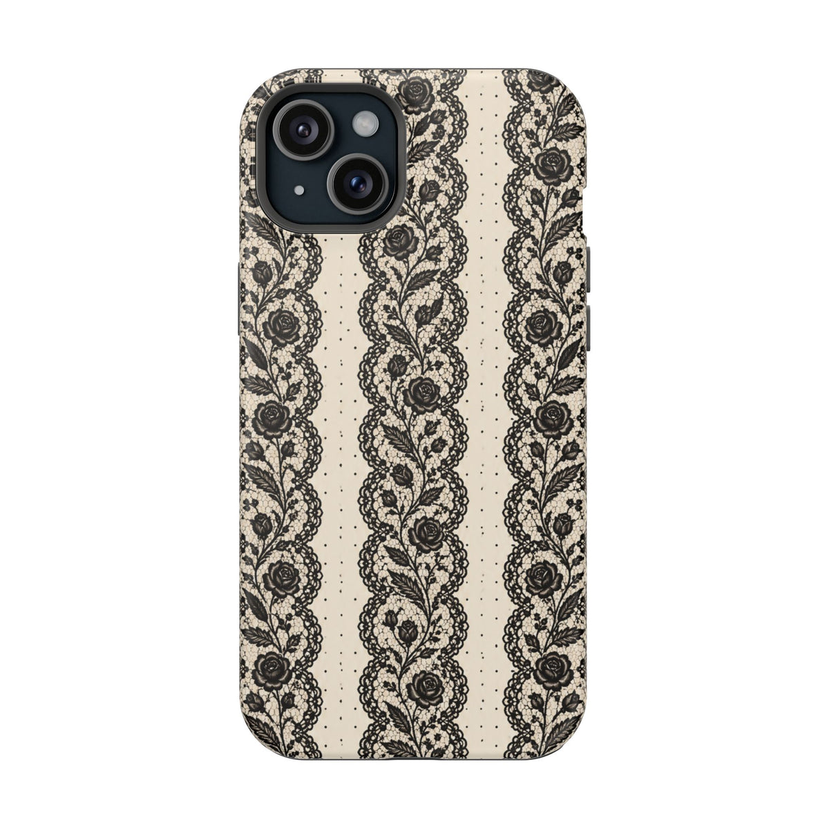 Lace Stripes Magnetic Phone Case, alternate view