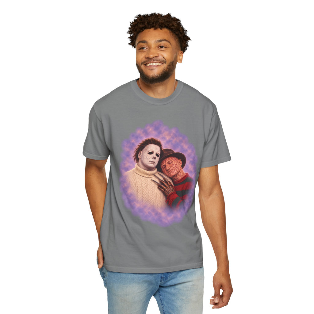 Michael Myers & Freddy Kreuger 80's Portrait Tee