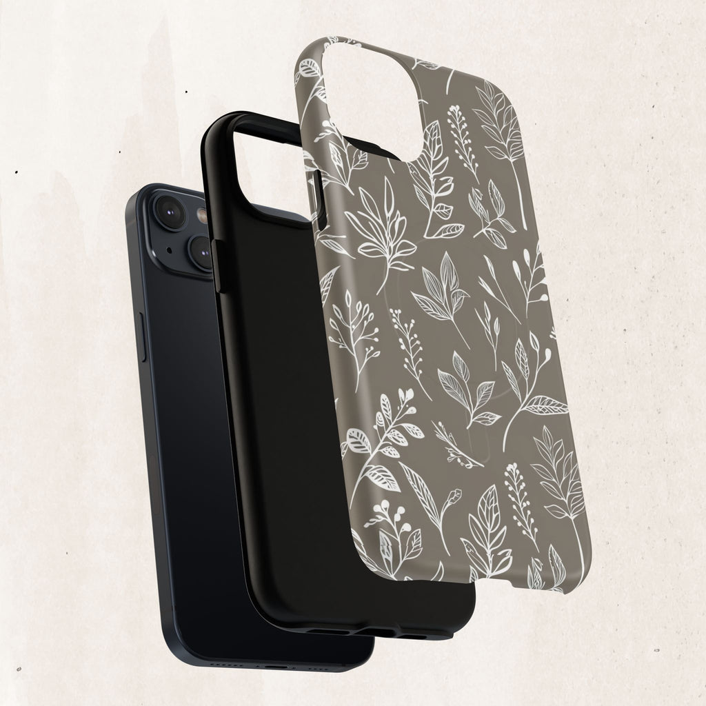 Botanical Leaf Tough Magnetic Phone Case