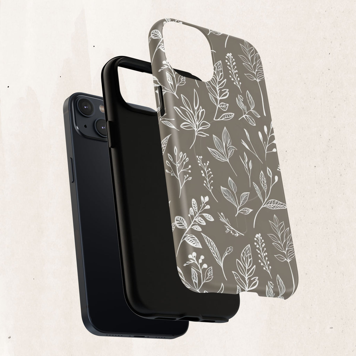 Botanical Leaf Tough Magnetic Phone Case