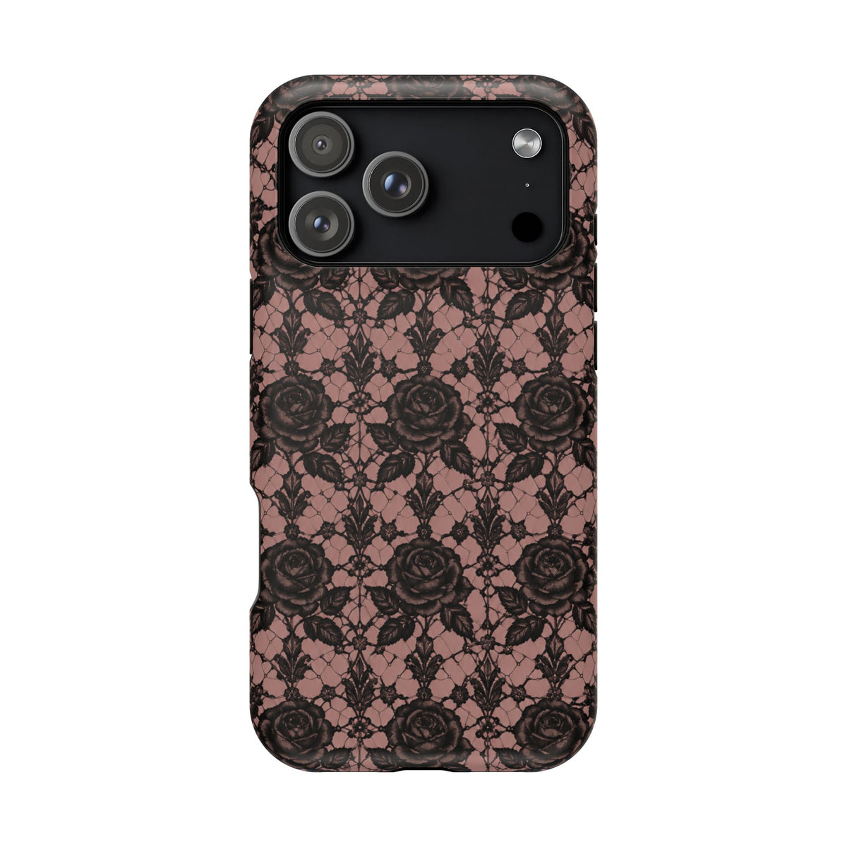 Vintage Black Rose Phone Case, alternate view