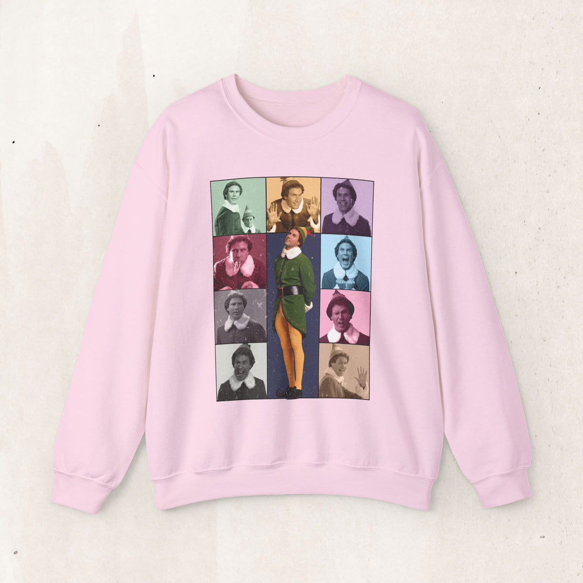 Buddy the Elf Christmas Sweatshirt, Elf Movie Era Concert Tour Parody Crewneck, Funny Christmas Movie Sweater, Holiday Gift
