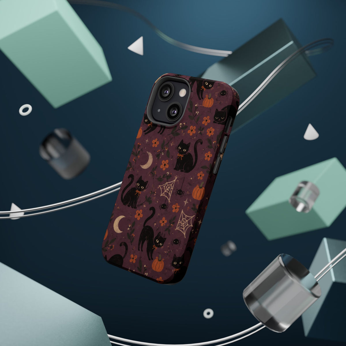 Halloween Black Cat MagSafe Phone Case, alternate view