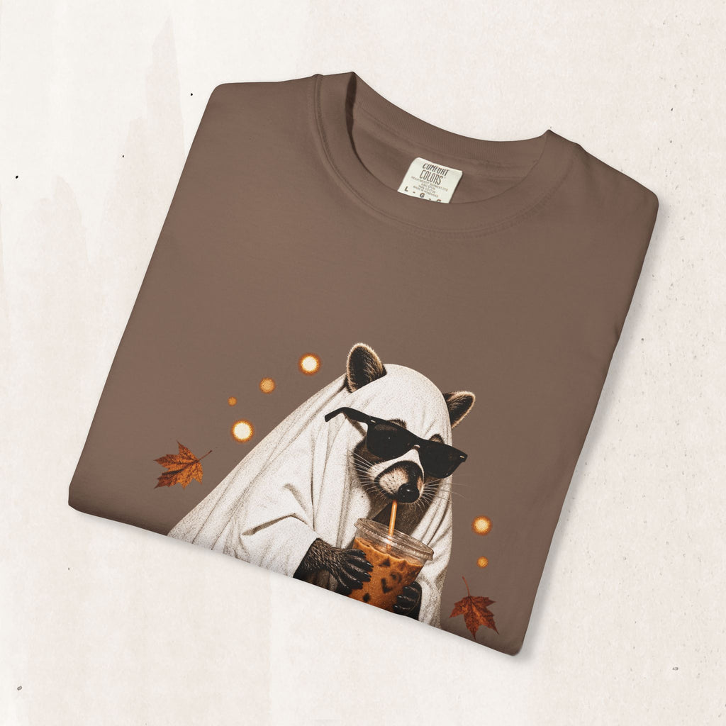 Halloween Raccoon Ghost Costume Tee