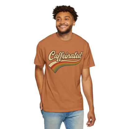Caffeinated Retro Stripe Tee