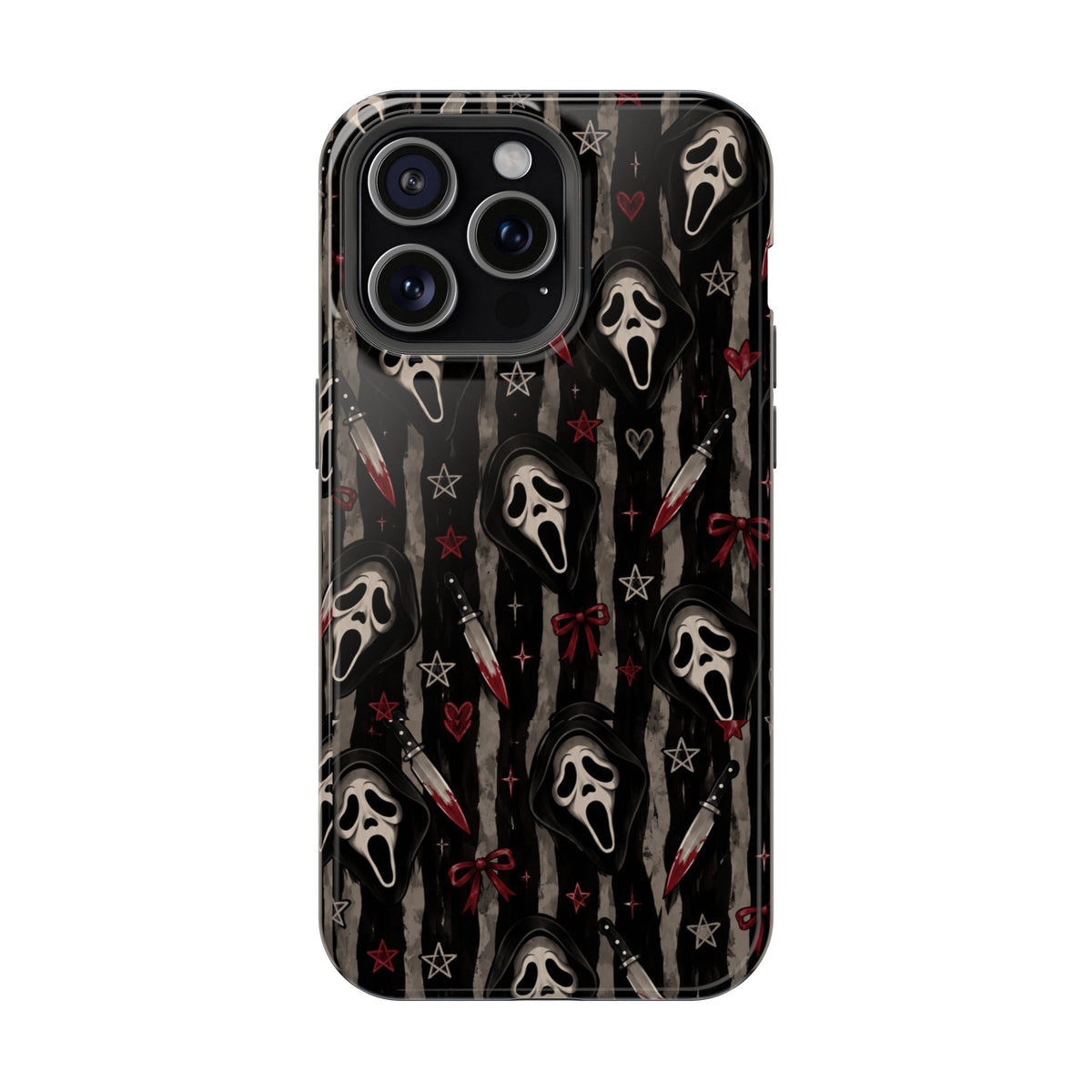 Ghostface Pattern iPhone Case, alternate view