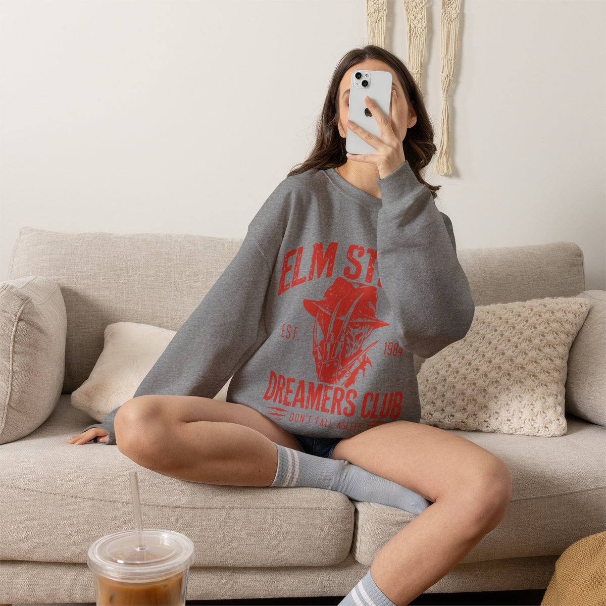 Elm Street Dreamers Club Crewneck Sweatshirt