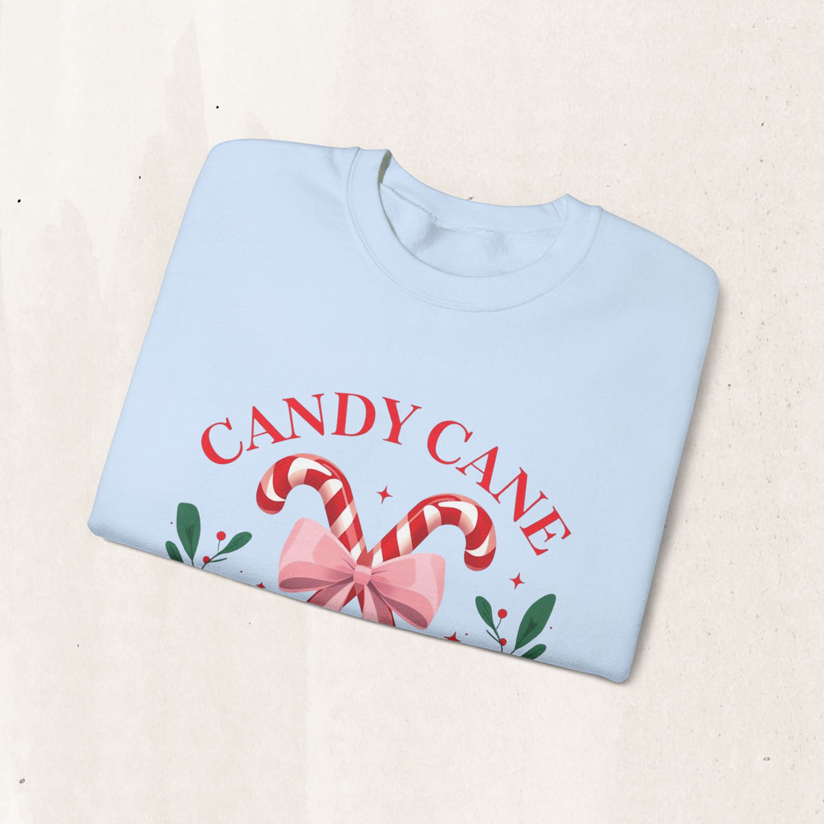 Candy Cane Christmas Club Crewneck Sweatshirt