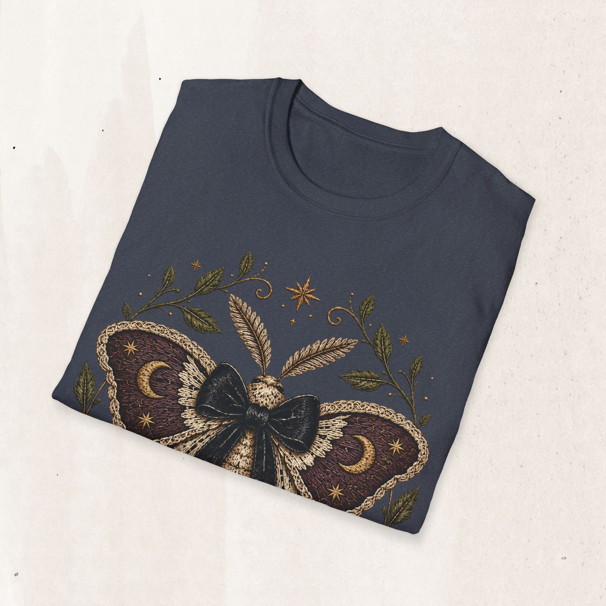 Golden Moon & Botanical Moth Tee