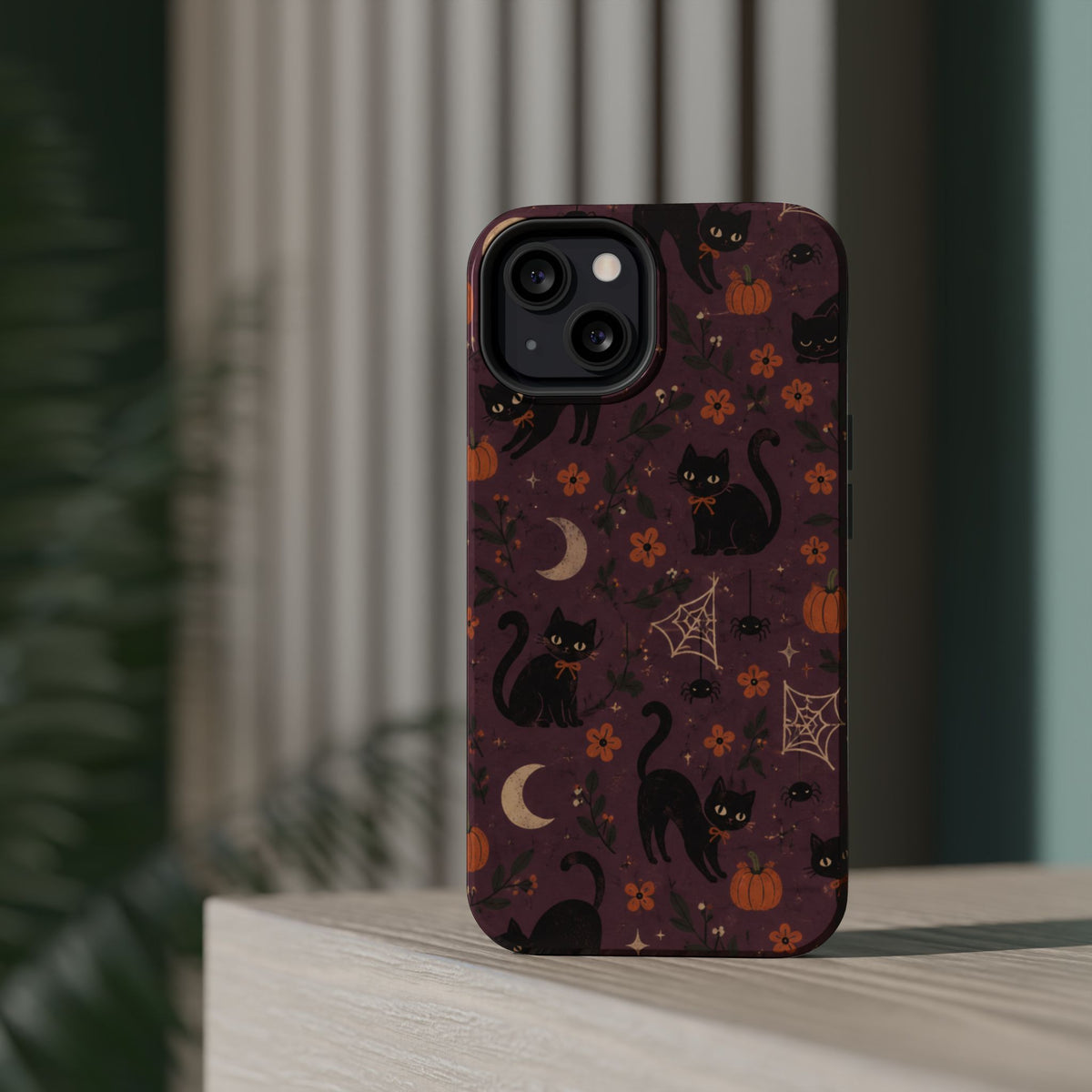 Halloween Black Cat MagSafe Phone Case, alternate view