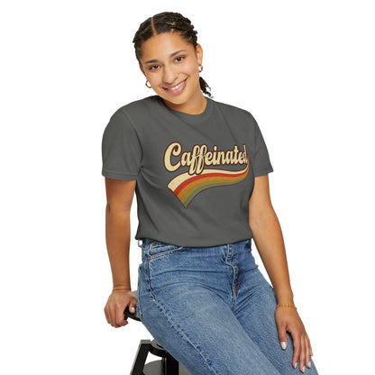 Caffeinated Retro Stripe Tee