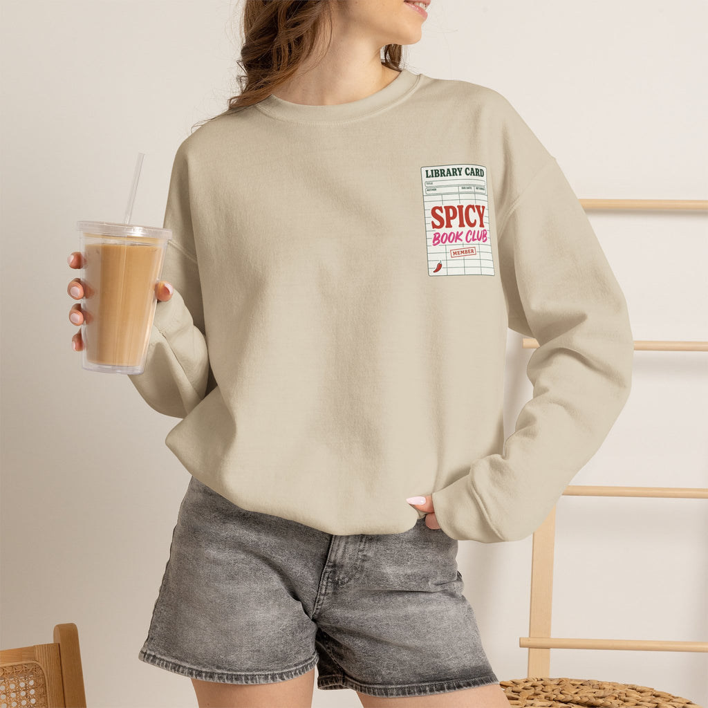 Spicy Book Club Crewneck Sweatshirt Printify