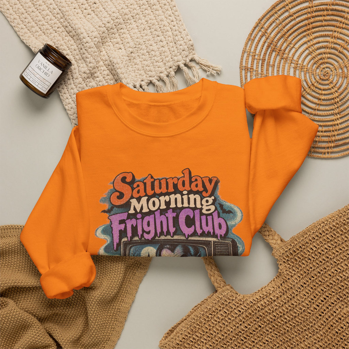 Saturday Morning Fright Club Crewneck Sweatshirt