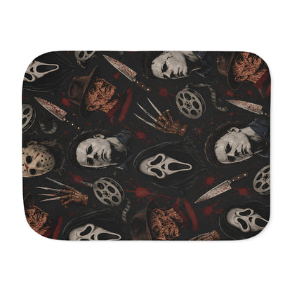 Horror Icons Sherpa Blanket