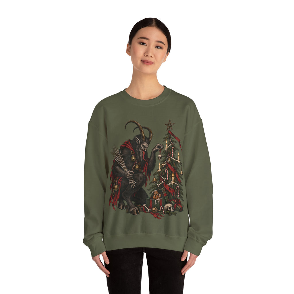 Krampus Christmas Crewneck Sweatshirt