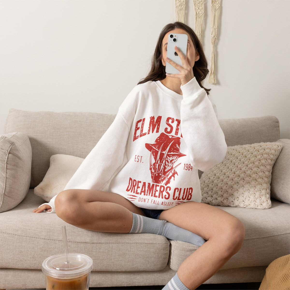 Elm Street Dreamers Club Crewneck Sweatshirt