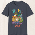 Rocko's Modern Life Graphic Tee – Retro 90s Cartoon Shirt – Heather Navy