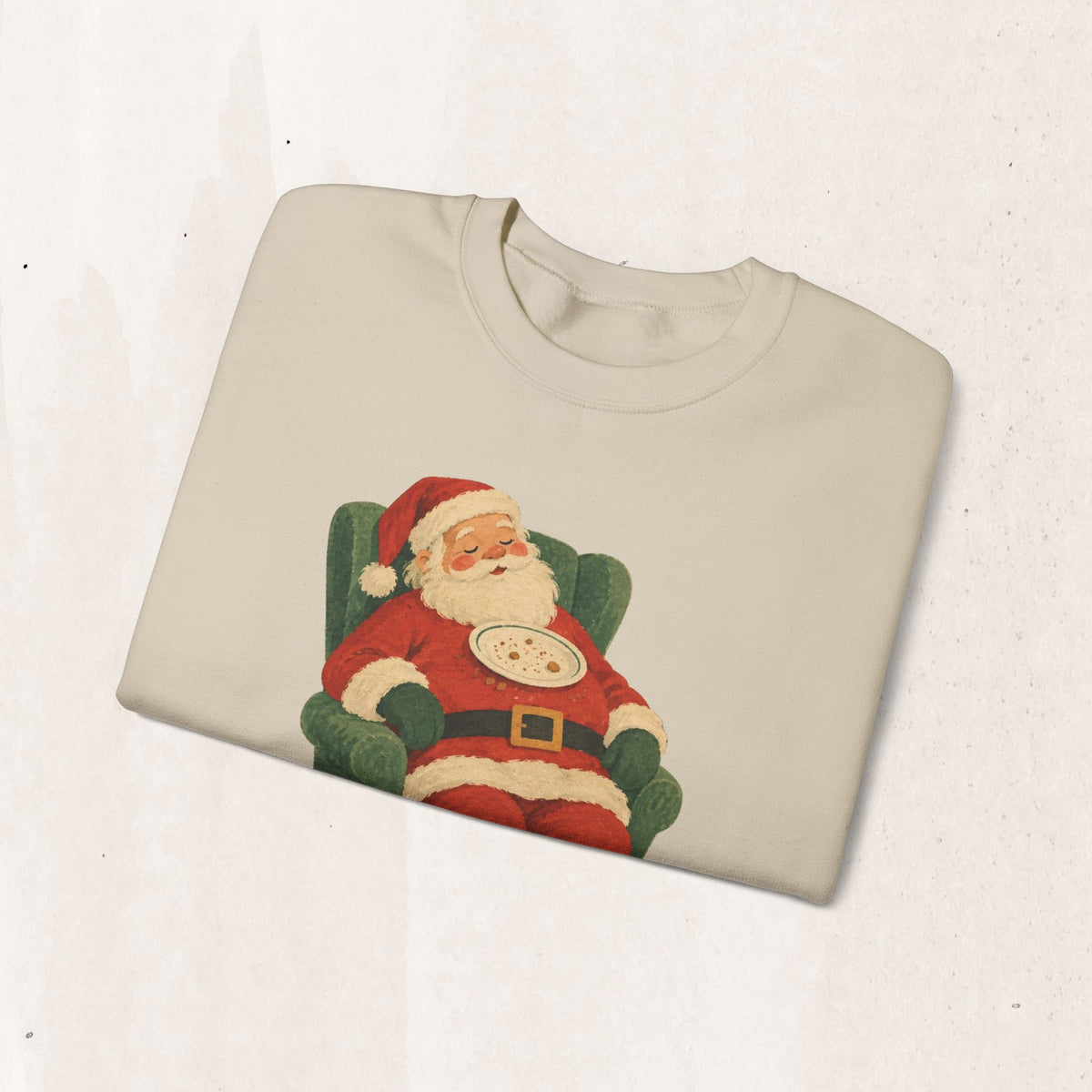 Vintage Santa Claus in Armchair sweatshirt